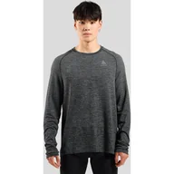 Koszulki sportowe męskie - Koszulka z długim rękawem do biegania męska Odlo ESSENTIAL SEAMLESS - miniaturka - grafika 1