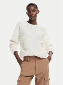 Swetry damskie - Desigual Sweter Exeter 24WWJF74 Écru Regular Fit - miniaturka - grafika 1