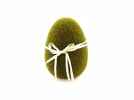 Wielkanoc - Jajko wielkanocne flokowane zielone - 21 cm - 1 szt. - miniaturka - grafika 1