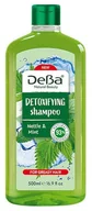 Szampony do włosów - Detoksikuojantis šampūnas su dilgėlėmis ir mėtomis DeBa Natural Beauty, 500 ml - miniaturka - grafika 1