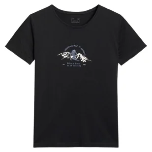 Koszulka damska 4F Tshirt F2713 Rozmiar: XL / Kolor: czarny - Koszulki sportowe damskie - miniaturka - grafika 1