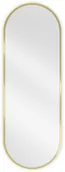 Lustra - Mexen Loft lustro łazienkowe owalne 100 x 35 cm, rama złota - 9851-100-035-000-50 - miniaturka - grafika 1