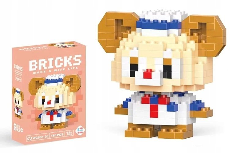 Klocki konstrukcyjne MIŚ DUFFY dziecięce DISNEY dla dzieci MISIO 181 el.