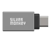 Adaptery i przejściówki - Silver Monkey Adapter USB-C - USB 3.1 (OTG) - miniaturka - grafika 1