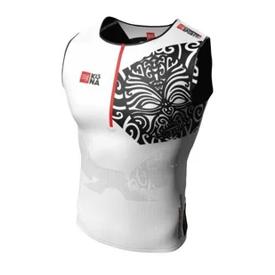 COMPRESSPORT Triathlonowa koszulka kompresyjna TR3 Tank Top Kona 2017 Polynesian - Koszulki sportowe męskie - miniaturka - grafika 1