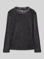 Koszulki dla dziewczynek - Bluzka z długim rękawem i stójką model ‘ERICA’ - miniaturka - grafika 1