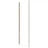 Ścianki i drzwi prysznicowe - Rea Rapid Gold ścianka prysznicowa 90 cm boczna złoty/szkło przezroczyste REA-K5624 - miniaturka - grafika 1