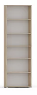 Regały - Regał Pola 215X80 Dąb Sonoma. Szeroki 80 Cm, 6 Półek Na Książki I Segregatory - miniaturka - grafika 1