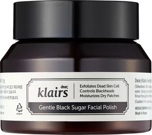 Klairs Gentle Black Sugar Facial Polish (110ml) - Peelingi i scruby do twarzy - miniaturka - grafika 1