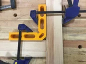 Inne urządzenia pomiarowe - Kątownik stolarski montażowy - 150x150mm, 1 sztuka - miniaturka - grafika 1