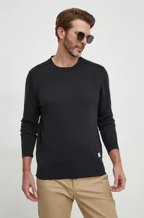 Pepe Jeans sweter bawełniany kolor czarny lekki - Swetry męskie - miniaturka - grafika 1