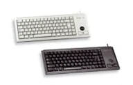 Klawiatury - CHERRY G84-4420LPBEU klawiatura PS/2 Szary G84-4420LPBEU-0 G84-4420LPBEU-0 - miniaturka - grafika 1