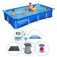 Baseny ogrodowe - Oferta basenów - Bestway Steel Pro 400x211x81 cm Rechteckig - miniaturka - grafika 1