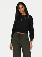 Bluzy damskie - ONLY Bluza Suzi 15331166 Czarny Regular Fit - miniaturka - grafika 1