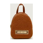 Plecaki - Love Moschino Plecak shearling - miniaturka - grafika 1