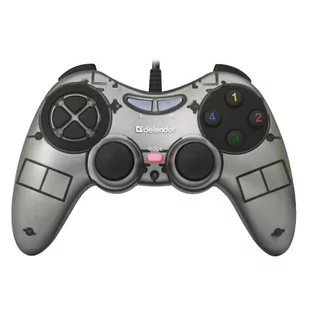 Gamepad Defender Zoom, 10przycisk, USB, szary, wibrujący, Windows XP/VISTA/7/8/10 - Kontrolery gier na PC - miniaturka - grafika 1