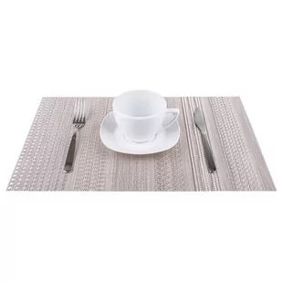 Podkładka 30 x 45 Dekoracyjna Boho Srebrny - Obrusy i serwetki - miniaturka - grafika 1