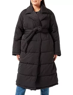 Płaszcze damskie - YAS Damski płaszcz damski Yasluffa Ls Padded Coat S. Noos, czarny, L - grafika 1