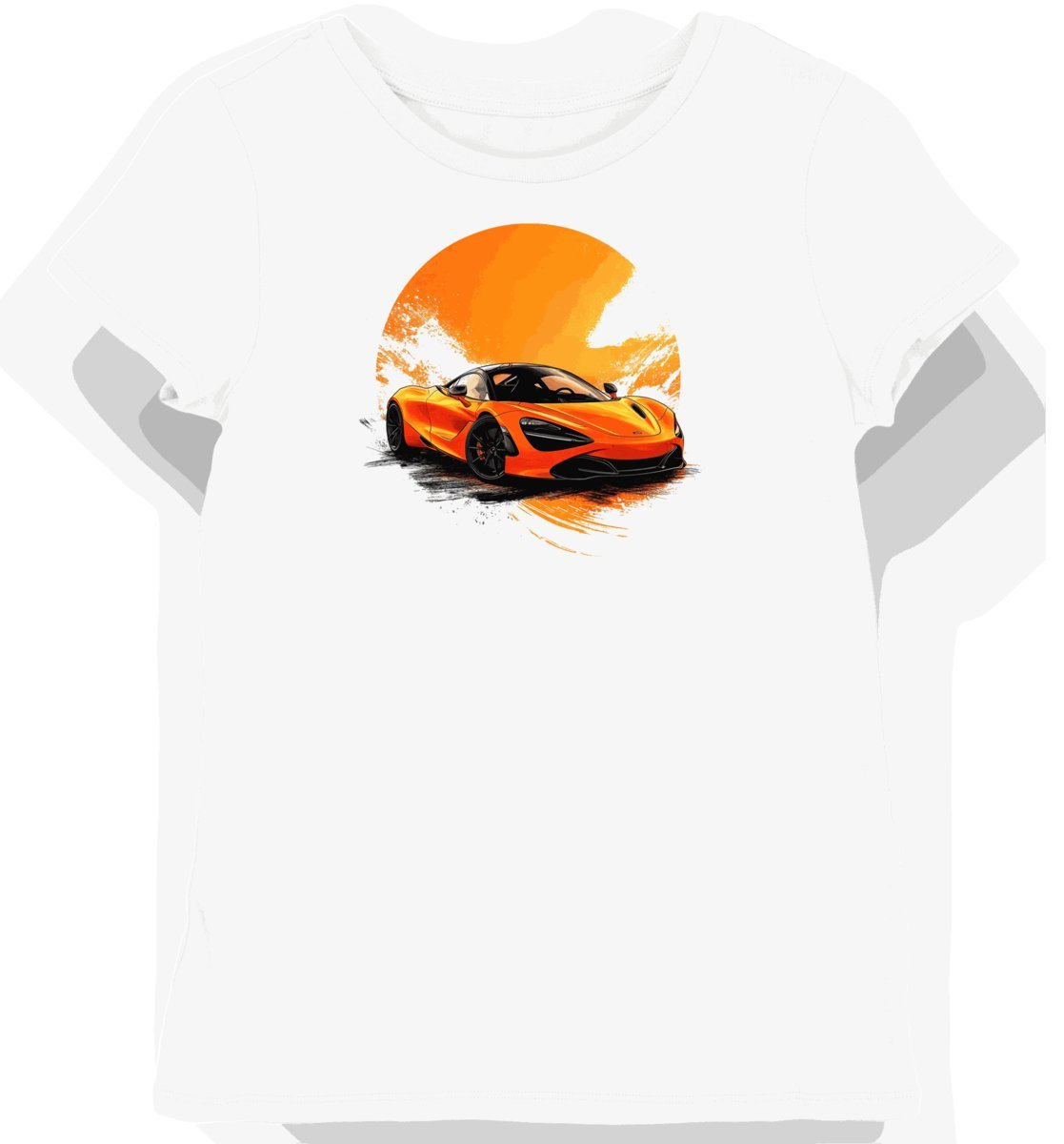 Koszulka damska biała z motywem eleganckiego McLarena XXL