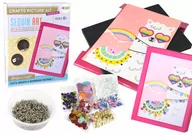 Zabawki kreatywne - Zestaw DIY Cekiny Szpilki Lama Ramka Kolorowy - miniaturka - grafika 1