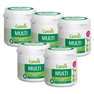 Suplement dla psa CANVIT Multi 5 x 100 g - Suplementy i witaminy dla psów - miniaturka - grafika 1