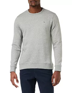 Original Penguin Męska bluza polarowa L/S Sticker Pete Crew, Deszcz wrzosowy, M - Bluzy męskie - miniaturka - grafika 1