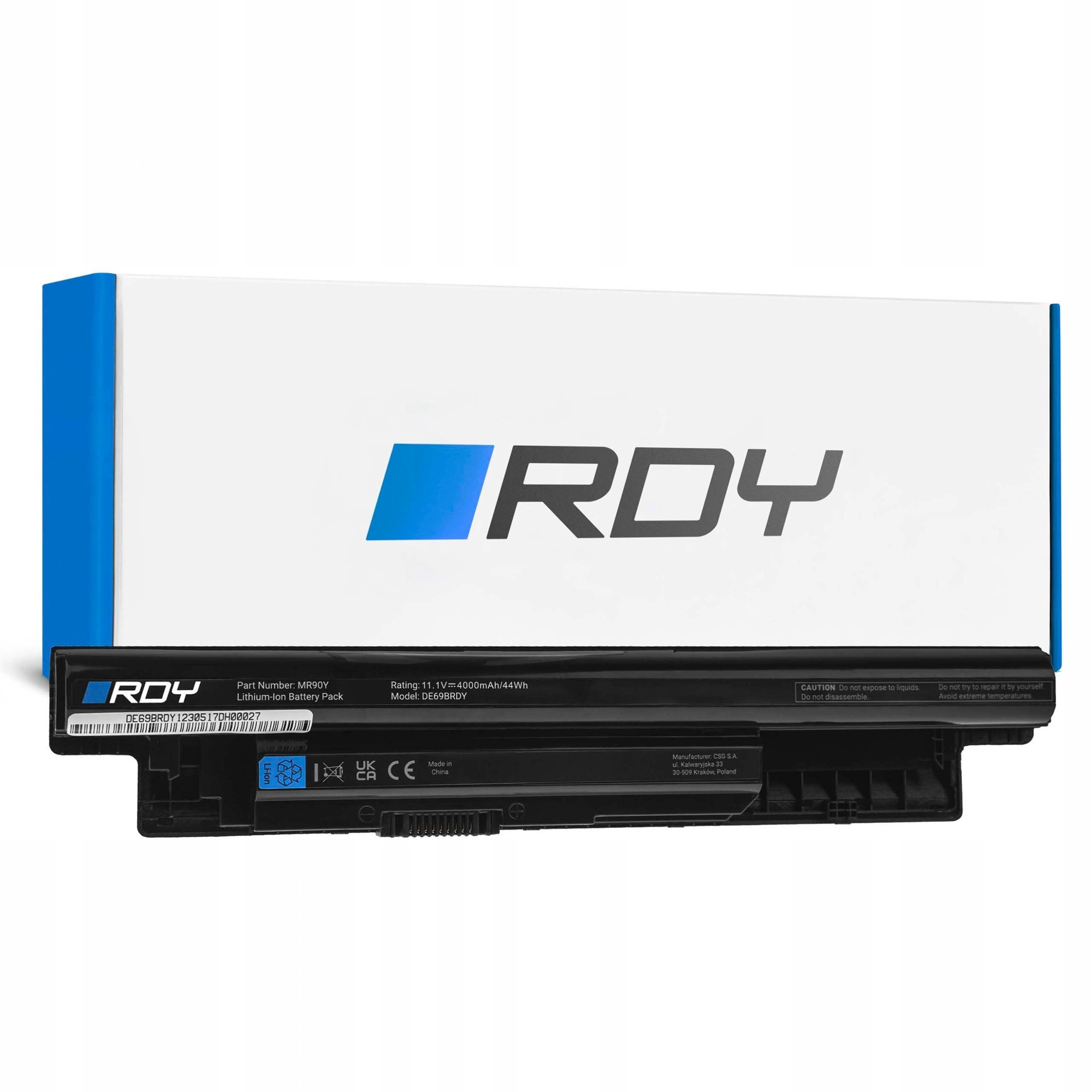 Bateria RDY MR90Y do Dell Inspiron 15 3521 3531 3537 3541 3542 3543 15R 5521 5537 17 3737 5748 5749 17R 3721 5721 5737