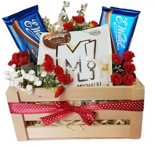Poczta Upominkowa, skrzynka prezentowa Michałki z Czekoladką - Zestawy upominkowe - miniaturka - grafika 1