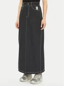 Spódnice - adidas Spódnica maxi Allover Print JJ3142 Szary Regular Fit - miniaturka - grafika 1