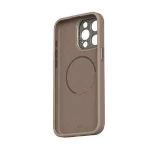 Moshi Napa MagSafe - Skórzane etui iPhone 15 Pro (Woodsmoke Brown) - Pozostałe akcesoria do telefonów - miniaturka - grafika 3