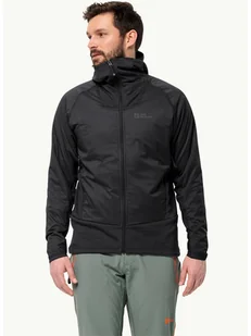 Jack Wolfskin Kurtka funkcyjna "Alpspitze" w kolorze czarnym - Kurtki i kamizelki sportowe męskie - miniaturka - grafika 1