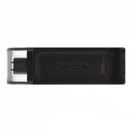 Pendrive - Kingston DataTraveler 70 32GB, USB-C (DT70/32GB) Czarny - miniaturka - grafika 1