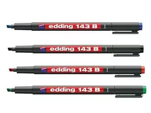 Edding Foliopis 143B czarny EG5040 - Markery permanentne - miniaturka - grafika 2