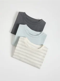 Reserved - Bawełniany longsleeve 3 pack - złamana biel - Bluzki dla niemowląt - miniaturka - grafika 1