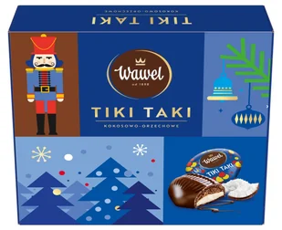 Bombonierka Czekoladki Nadziewane Tiki Taki Oferta Zimowa Wawel 155g - Bombonierki i czekoladki - miniaturka - grafika 1