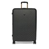 Walizki - Walizka duża Guess Latona Travel TWHK92 11988 Szary ciemny - miniaturka - grafika 1