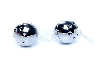 Kulki gejszy - Boss Series Boss Series Duo Balls Silver - Kulki gejszy, srebrne - grafika 1