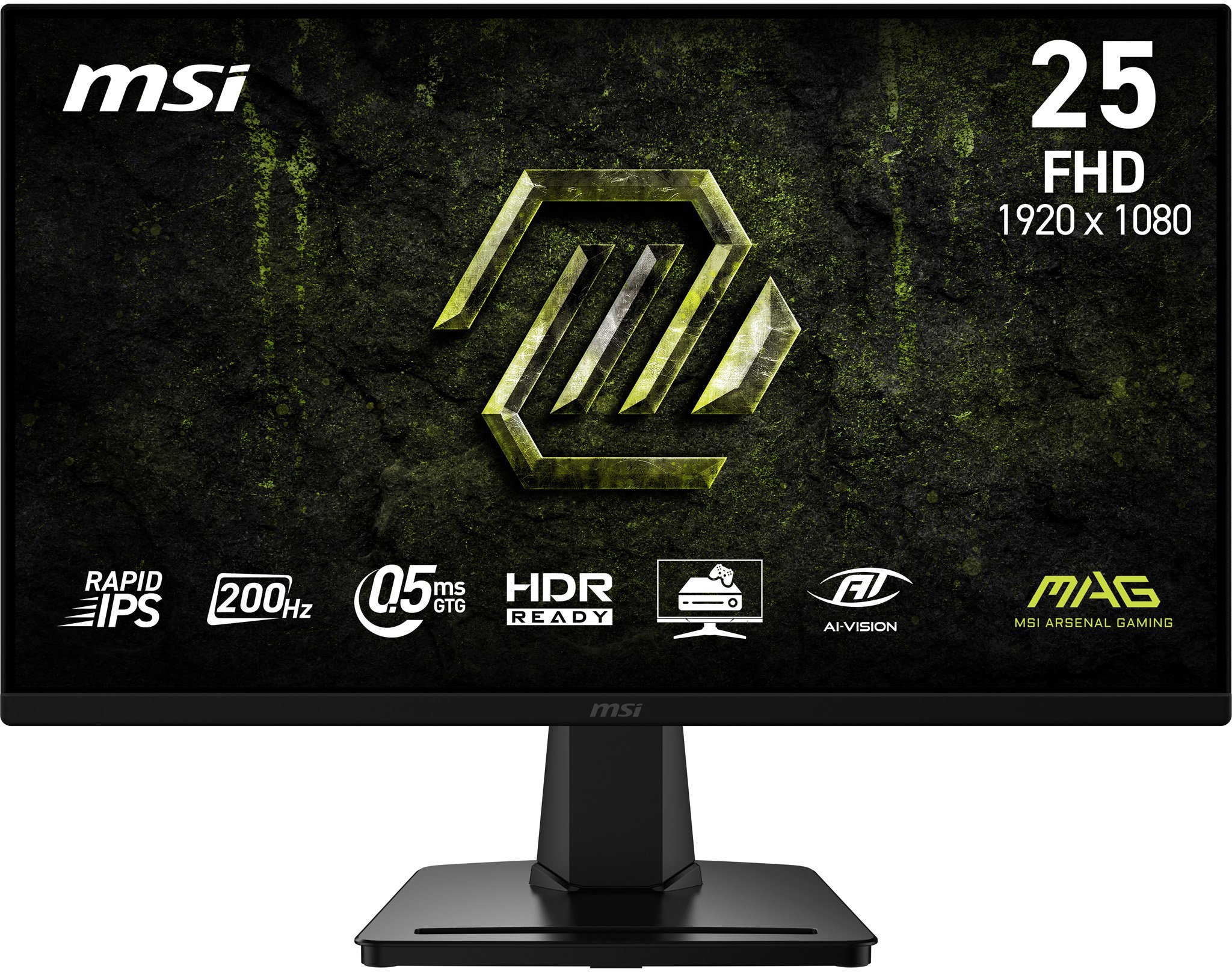 MSI MAG 256F E20 24,5″ FHD 200 Hz 0,5 ms