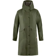 Kurtki damskie - Fjallraven 14500131-625 Vardag Rain Parka W kurtka damska Laurel Green, rozmiar XS - miniaturka - grafika 1