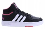 Trampki damskie - Buty damskie adidas Hoops 3.0 MID W IG7896 - miniaturka - grafika 1