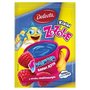 Delecta Zozole Painter Kisiel na zimno o smaku malinowym 30 g - Kisiel - miniaturka - grafika 1