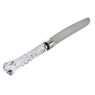Noże kuchenne - Nóż do ciasta posrebrzany z kryształową rączką ASEDA VILLA ITALIA - miniaturka - grafika 1
