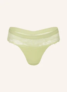 Calvin Klein Stringi Modern Lace gelb - Majtki damskie - miniaturka - grafika 1