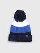 Czapki dla dzieci - 4F Czapka zimowa z pomponem dziecięca - multikolor Uniwersalny - miniaturka - grafika 1