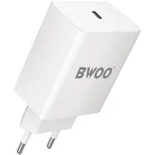 Ładowarki do telefonów - BWOO Ładowarka sieciowa BWOO CDA68 20W Biały GSM112532 - miniaturka - grafika 1