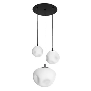 Kaspa 3-płomienna lampa wisząca CLOE 11072302 kaskada nad łóżko biała - Lampy sufitowe - miniaturka - grafika 1