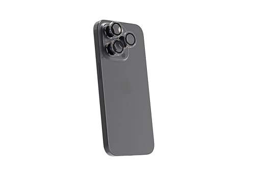 Tiger Glass Plus Camera Ring IPHONE 15 PRO/15 Pro Max - Osłona obiektywu fotograficznego - 9H Odporność - Absolutna gwarancja jakości zdjęć - Łatwy i dokładny aplikator do montażu
