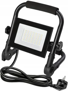 Naświetlacz LED NELI, przenośny, 30W, 2700lm, 6400K, IP65, czarny, GTV - Lampy ogrodowe - miniaturka - grafika 1