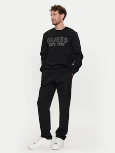 Guess Bluza M4YQ08 K9Z21 Czarny Regular Fit - Bluzy męskie - miniaturka - grafika 1