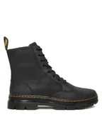 Botki męskie - Dr. Martens Trzewiki Combs Leather Casual Boots DM26007001 Czarny - miniaturka - grafika 1